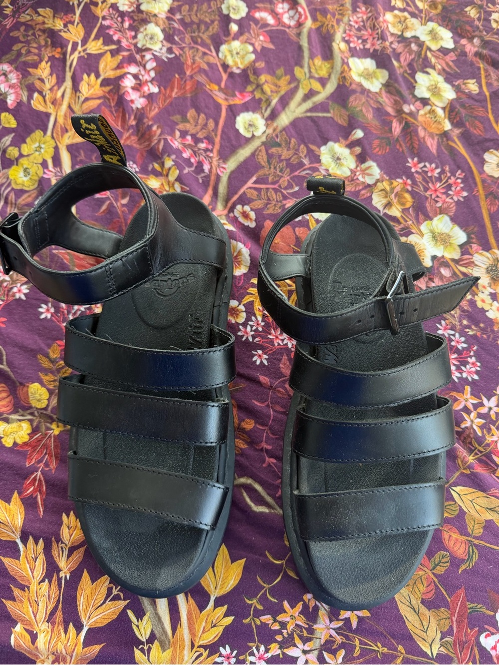 Dr. Martens Multi-Strap Leather Sandals
